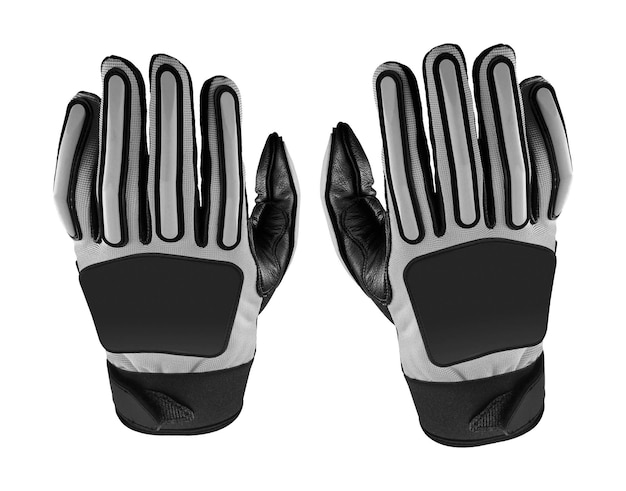 bicycle gloves Isolated on a white