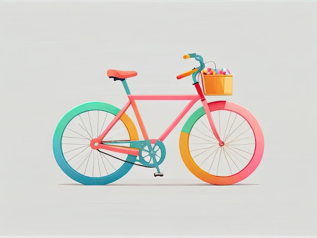 Bicycle illustration Ecological sport Transport