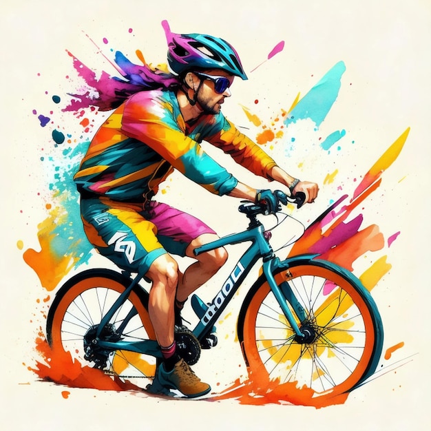 Bicycle rider cyclist