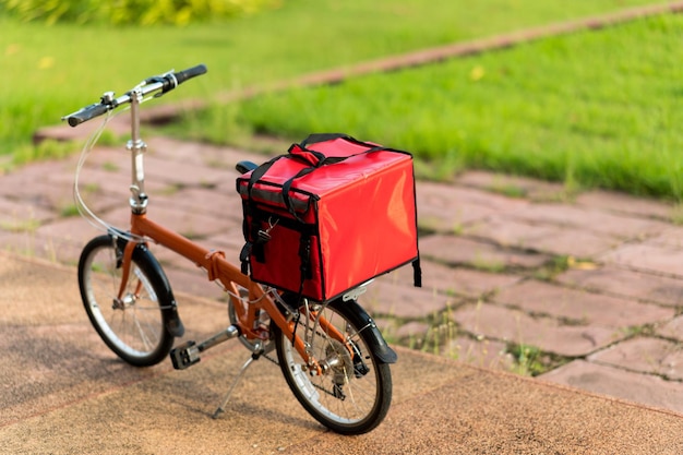 Bicycle on road