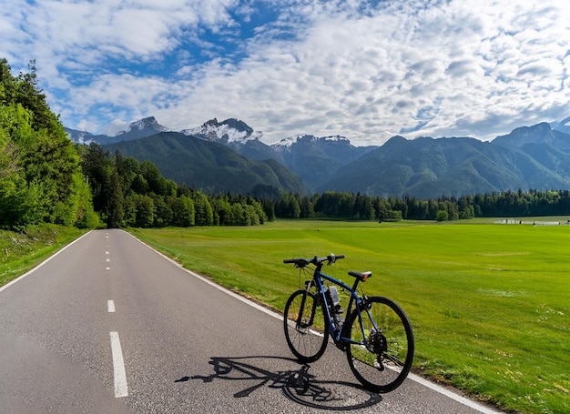 bicycle on road