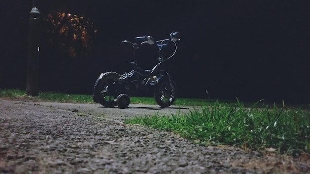 Photo bicycle on street