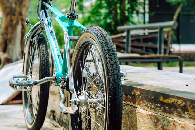 Bicycle on street