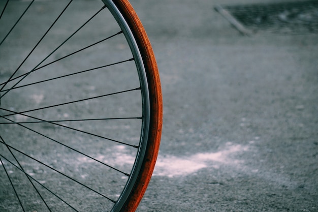 Bicycle in the street