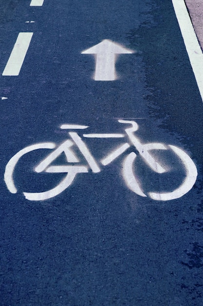 道路上の自転車信号