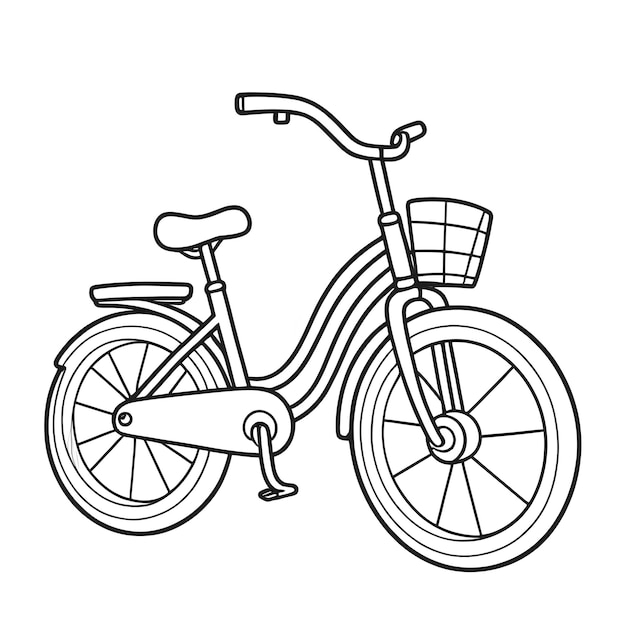 Photo a bicycle with a basket on the front and the word quot scooter quot on the front