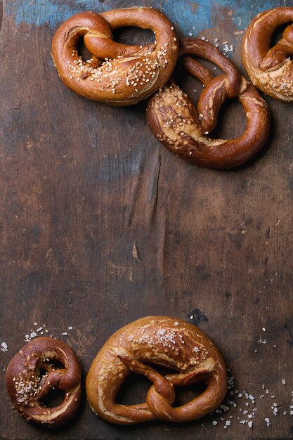 Bier snack pretzels