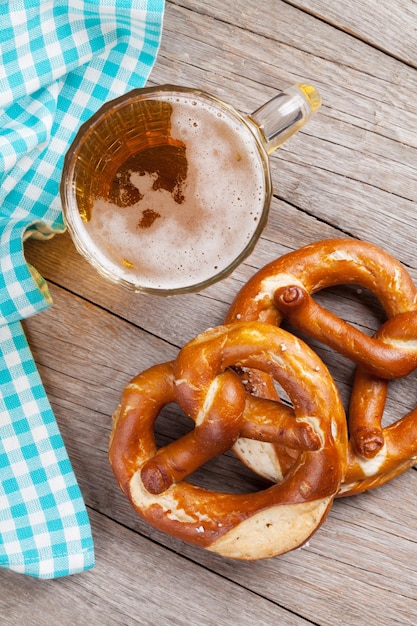 Bierpul en pretzel