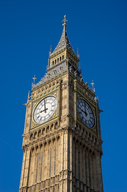 Фото Биг бен и здание парламента в лондоне, англия, великобритания
