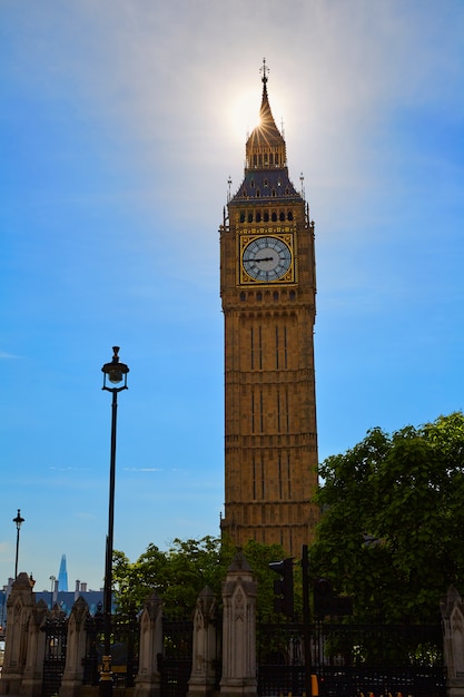 Big Ben Clock Tower in London England