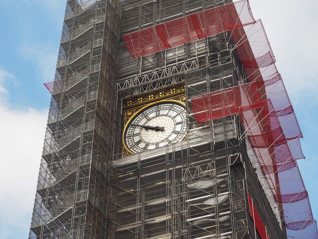 Big Ben conservation works in London