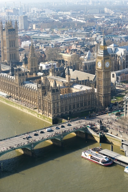 Big Ben en de abdij van Westminster, Londen, Engeland