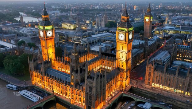 Big Ben famous landmark in the UK