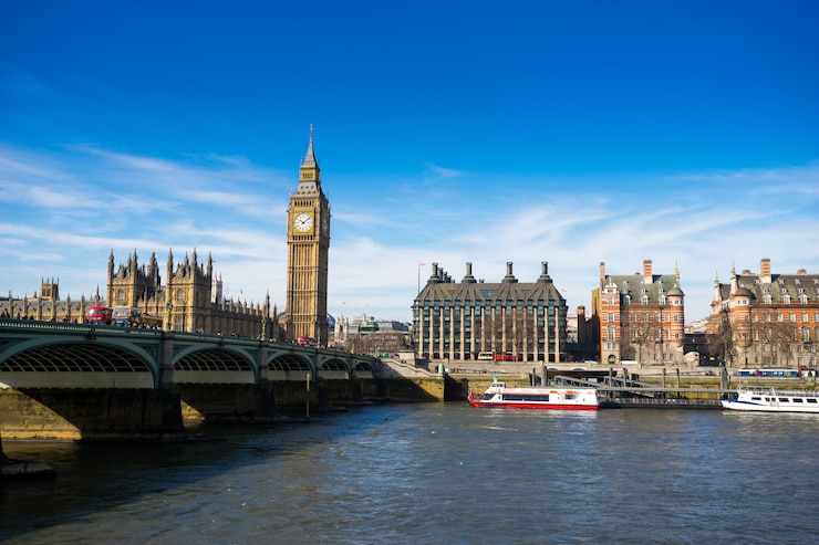 Big BenBig Ben en Westminster-abdij in Londen, Engeland