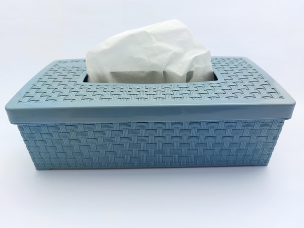 Big blue tissue holder