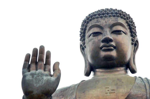 Grande buddha sull'isola di lantau