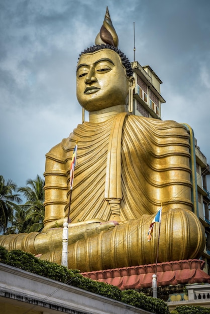 Big Buddha statue in Dickwella Sri Lanka