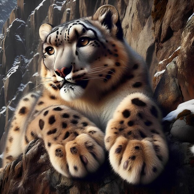 big cat in the mountains