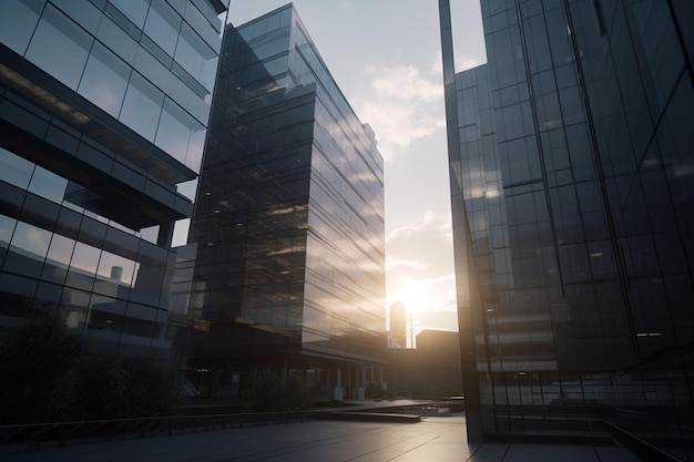 Premium AI Image | Big companies