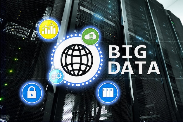 Big data analysing server Internet and technology