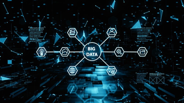 Big data Cyberbeveiliging Digitale gegevensnetwerkbeveiliging en -analyse