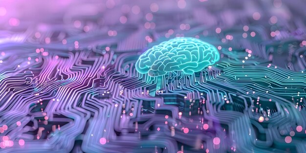 big data processing technology ai brain symbolizing data flow querying analysis mining and business analytics concept big data processing technology ai brain data flow querying analysis