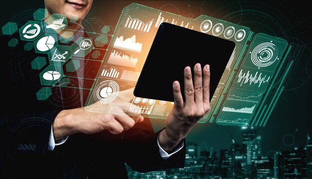 Foto tecnologia per big data per la finanza aziendale