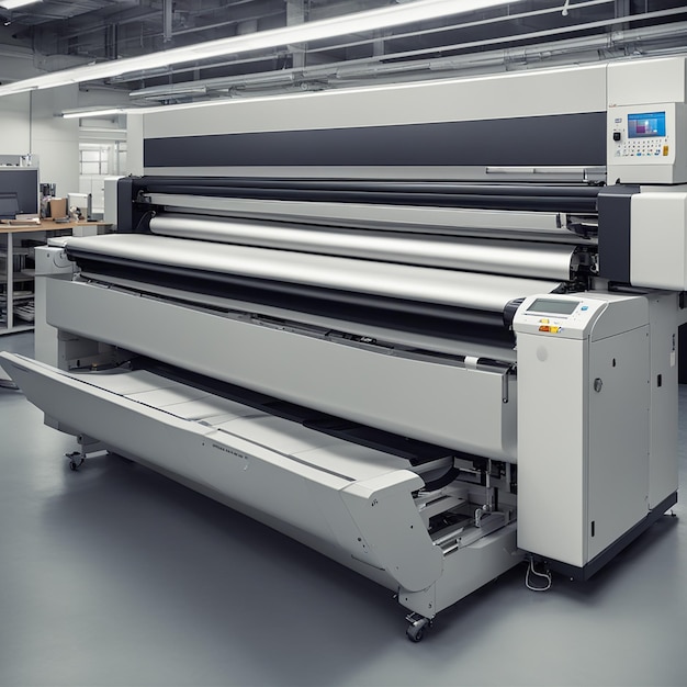 A big digital inkjet printing machine