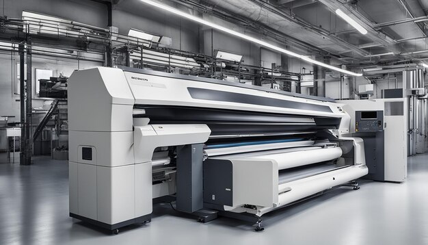 A big digital inkjet printing machine