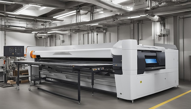 A big digital inkjet printing machine