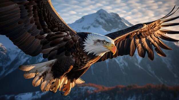 Big Eagle wildlife vogel AI gegenereerde afbeelding