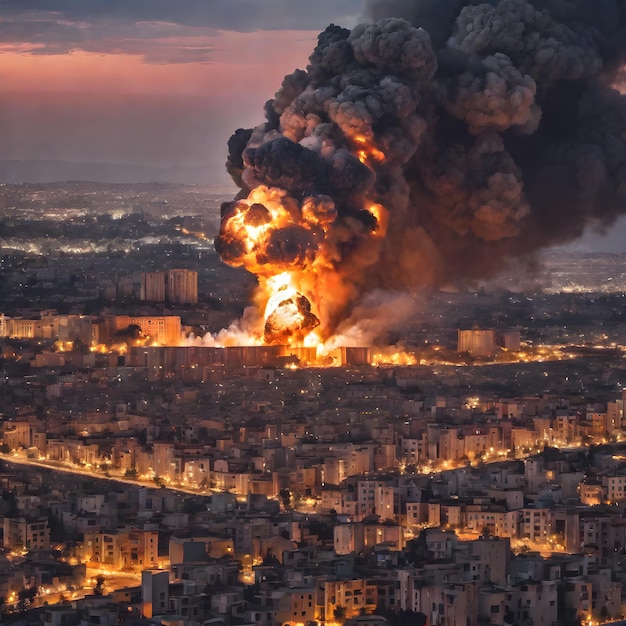 사진 팔레스타인 에서 큰 폭발