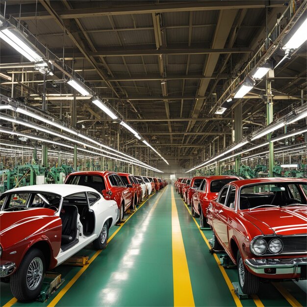 Big Factory of car