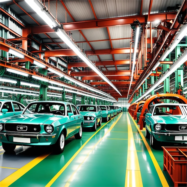 Big Factory of car