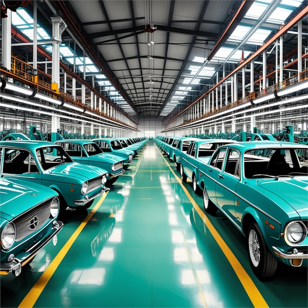 Big Factory of car