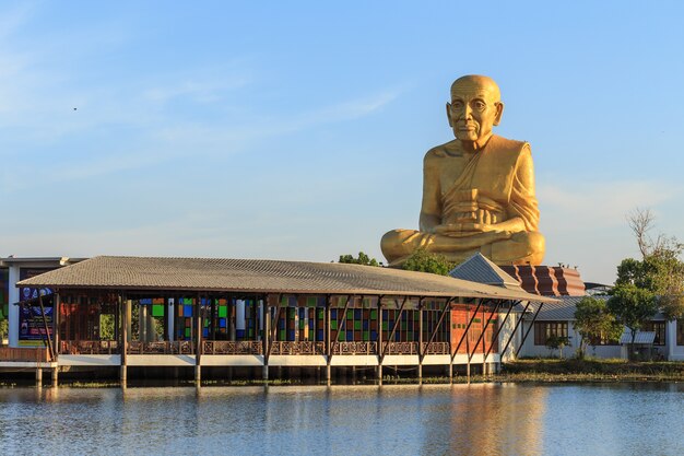 Big golden buddha statue in Thailand