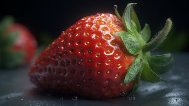 Big Juicy Strawberry Generative AI