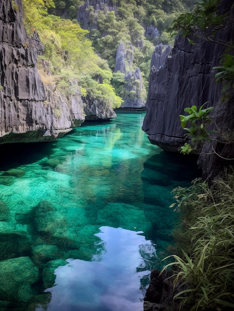 Большая лагуна на Филиппинах