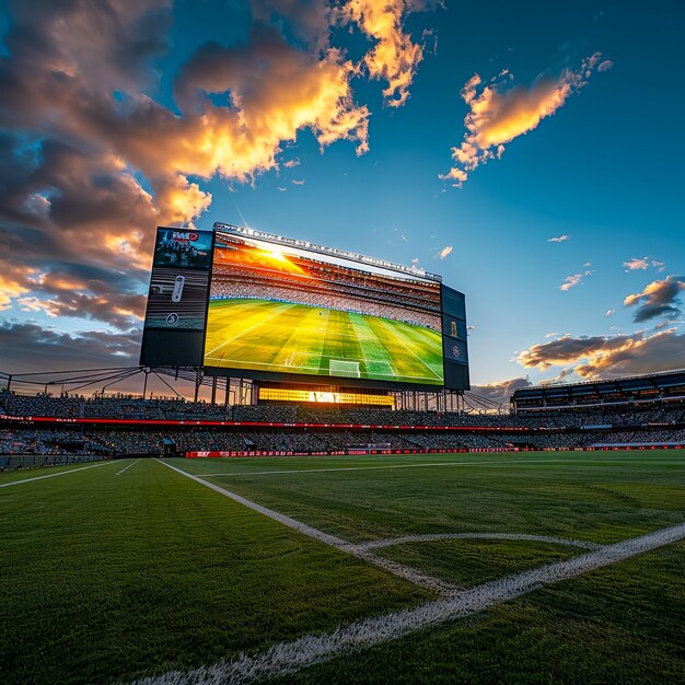 Big Led Tv IN footBall Ground