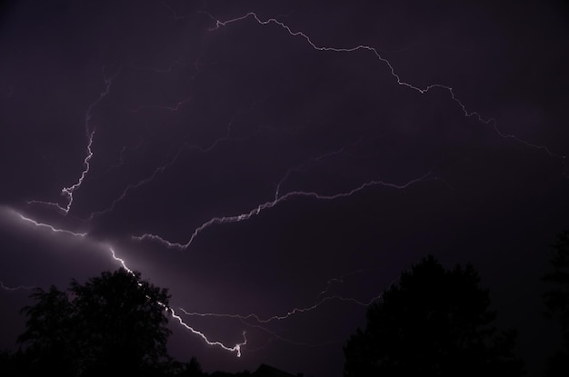 Photo big lightning