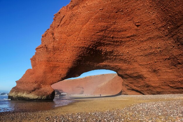 Big Red rocks Natural Arch Morocco