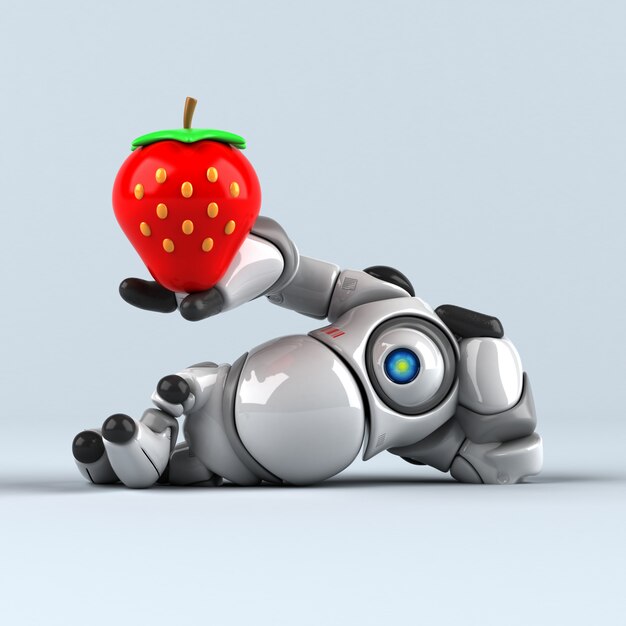 Grande robot - illustrazione 3d