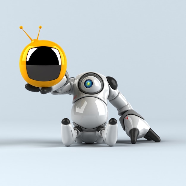 大きなロボットのアニメーション