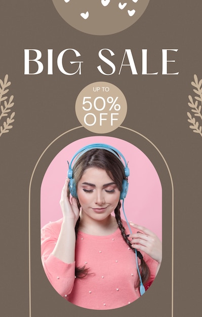 Big sale discounts on products