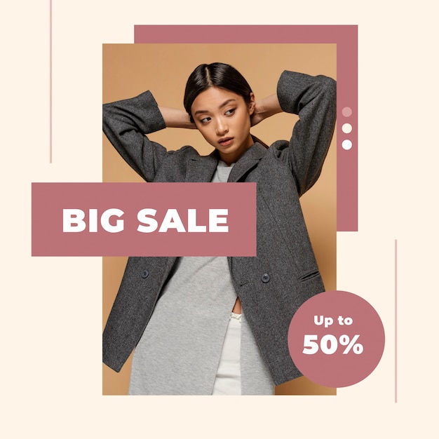 Big sale discounts on products