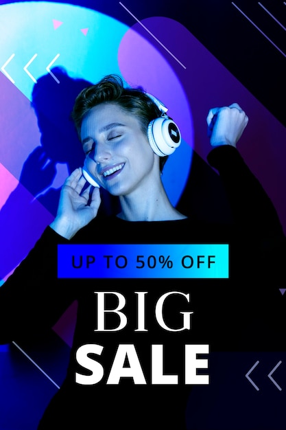 Big sale discounts on products