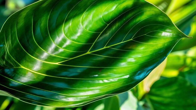 Big shiny leaf