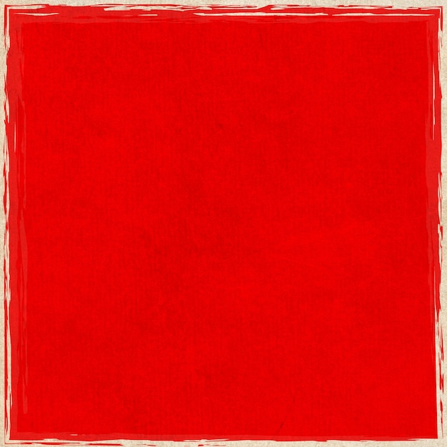 Big square frame in bright red color