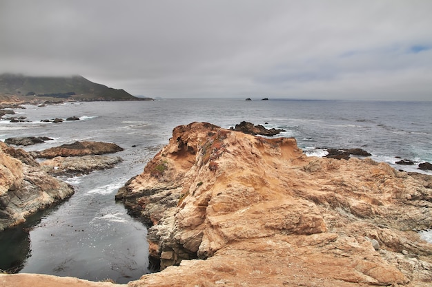 Big Sur is scenic road on west coast of USA