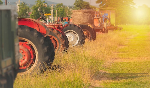 big tractor wheels.